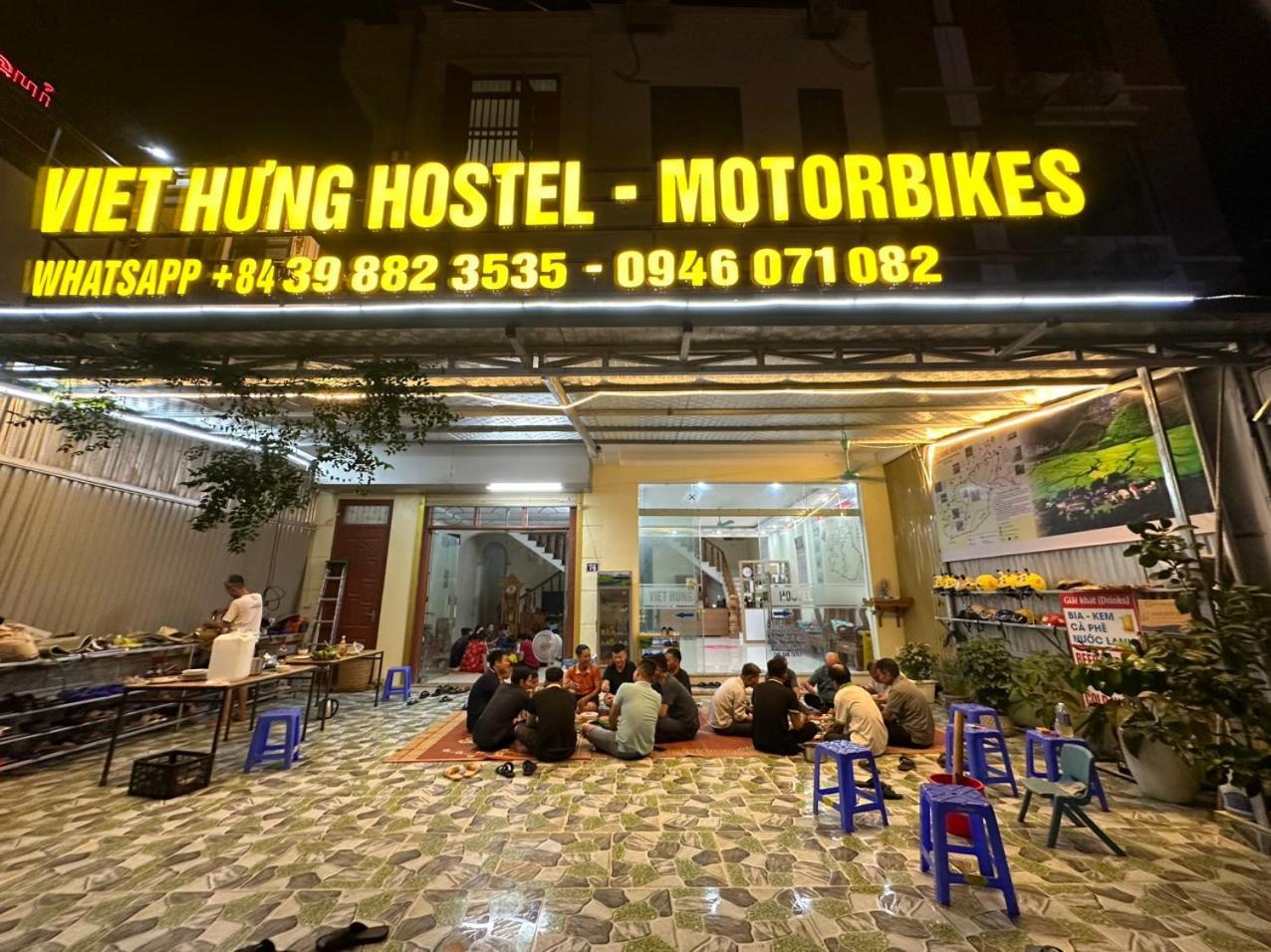 Viet Hung Hostel-Motorbikes-Bus Ticket Lang Lap Exterior photo